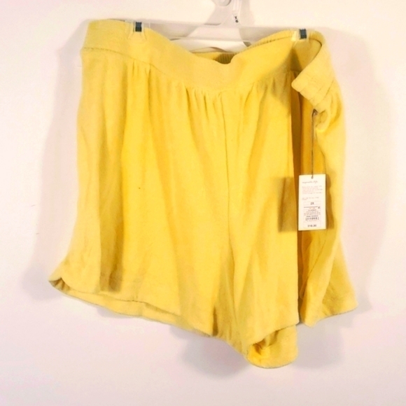 A new day Terry material Yellow beach cover up Short Size 2XL - Picture 3 of 7